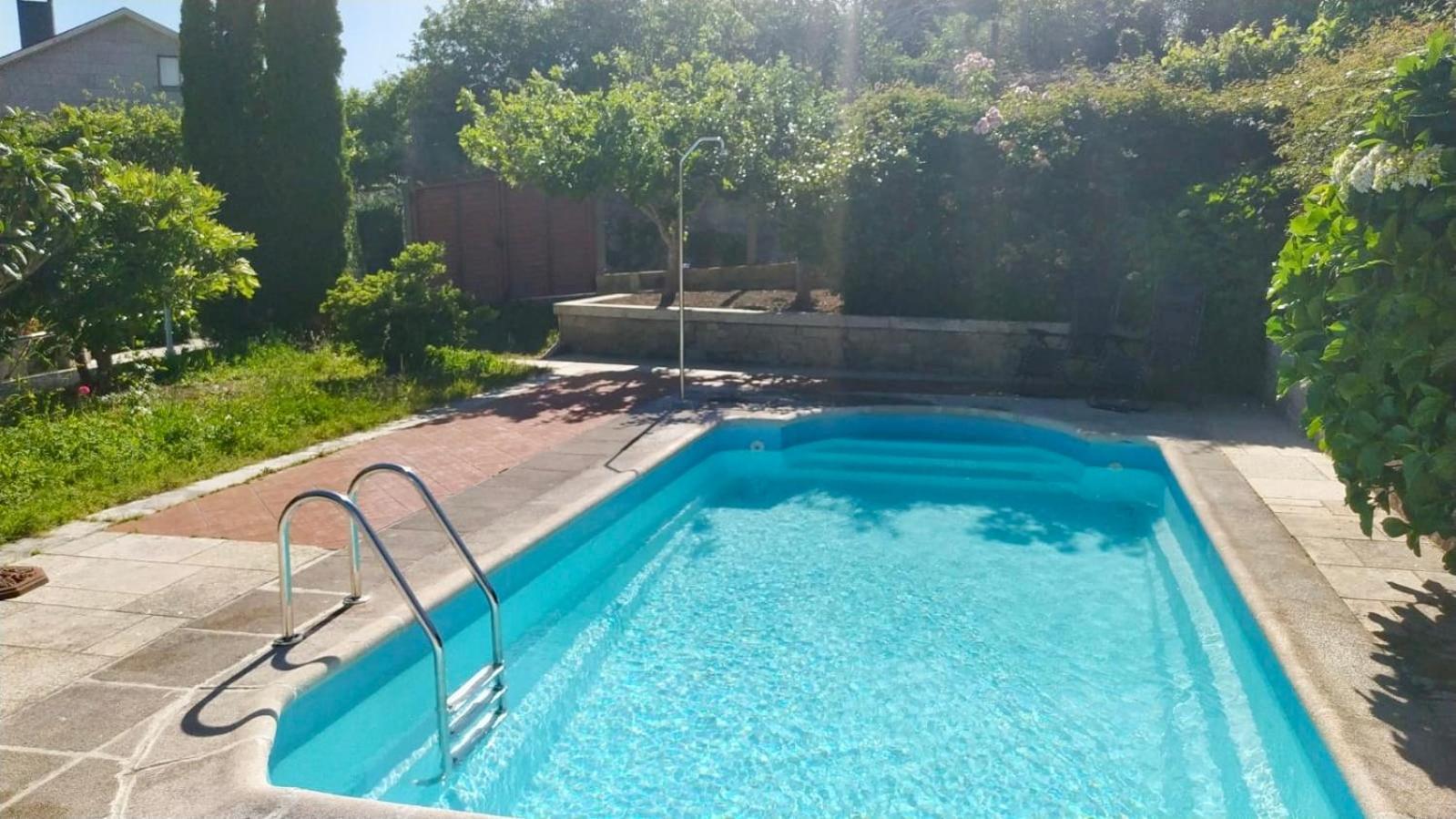 Apartamento Con Jardin Y Piscina Temporada Verano Privados Samieira Екстериор снимка